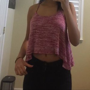 hollister pretty pink tank top